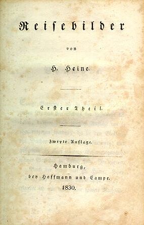Reisebilder, Erster Theil, Zweyte Auflage, 1830