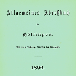 Gttinger Adressbcher
