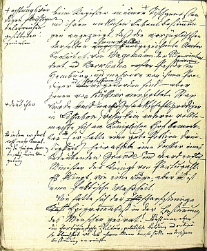 Eine Seite aus der Handschrift