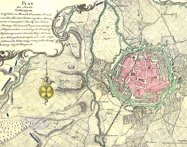 Göttingen um 1760 (Detail vom Umschlag)