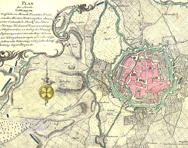 Gttingen um 1760 (Detail vom Umschlag)