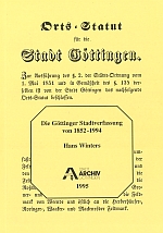 Veröffentlichungen des Stadtarchivs Göttingen, Bd. 5